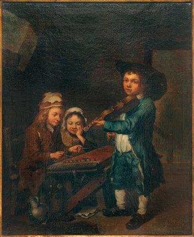 Bambini che suonano da Johann Conrad Seekatz